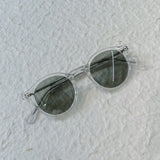 Vintage Proportion Round-Frame Sunglasses