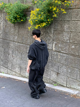 カイルピンタックフリースワイドパンツ 3C