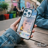 Y2K ヴィンテージ レトロ ペイント エポキシ バンパー iPhone ケース