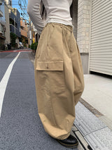 バルーンタックカーゴパンツ (4C)