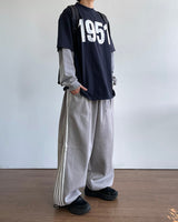 二重レイヤードロングスリーブ