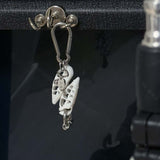 shell piercing keyring