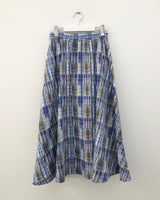 Laptile patchwork long skirt (2color)