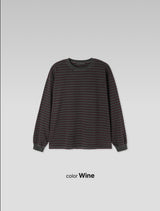 Muted Stripe Pigment T-Shirt (3color) (No.1004)