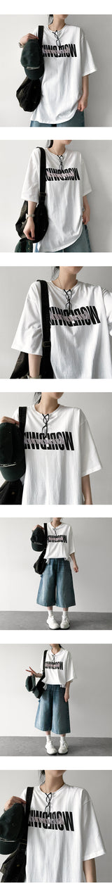 Mita Box fit Slit Short Sleeve T-shirt