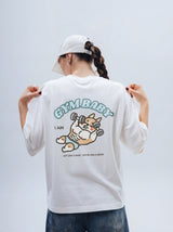 Muscle Buddies Gym Baby Oversized Printed Tee