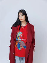 2024 LIMITED - WREVOドラゴンボールTシャツ（スカーレット）
