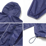 Sports Dept Lipstop piping Windbreaker - Light Navy