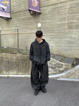 カイルピンタックフリースワイドパンツ 3C