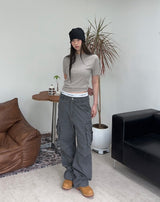 Sedon slim ribbed t-shirt