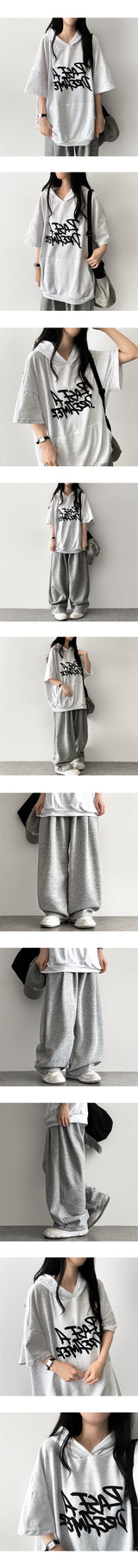 TV boxy fit short-sleeved after-sleeved