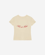 クロップドシグネチャーTシャツ