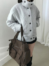 Prim high-neck jacket (2 colors)