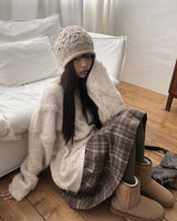 Nahi Bouclé Loose Round-Neck Knit