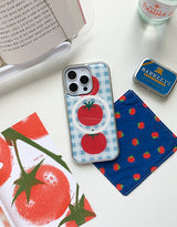  [MADE]トマトソーダ シルバーエポキシ MagSafe iPhoneケース