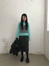 Amud Pintuck Midi Skirt (2color)