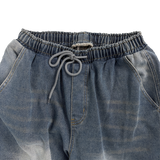  retro denim cargo pants