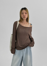 [MADE] フレーザニット長袖Tシャツ