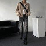 Chen Semi-cropped button suede jacket (3 colors)