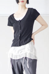 Belly Dot Layered Cardigan