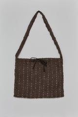 Lace Flower Shoulder&Cross Bag_Brown