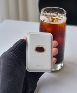 steamed bread MagSafe leather card wallet 