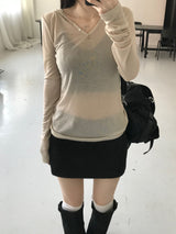 テンセルフーデッドTシャツ(5 colors)