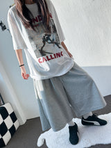 Michael Tattoo Lettering Boxy Fit Tee 3color