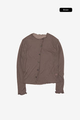 Eller lettuce edge cardigan