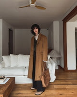 Melbourne single maxi coat