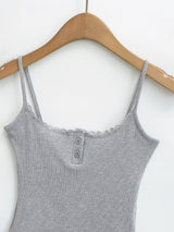 Mellow Button Point Sleeveless