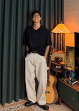 [ VIR Style Original ] Damage Canvas Carpenter Pants 4COLOR