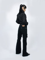Circle Denim Jacket (Black)