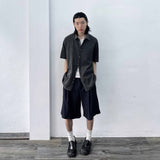 レトロファデッドテクスチャードシャツ