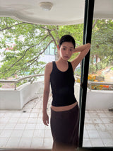 basic rib tank top