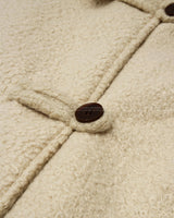 Wool buckle long coat