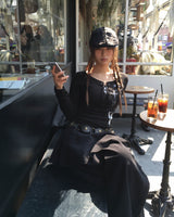 Strap hunting cap