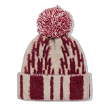 navajo pattern beanie red