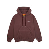 HEARTFELT P/G HOODY ZIP_BURGUNDY