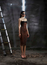 NONE Midi Mesh Dress