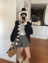 【BELLIDE MADE】パピー ツーウェイボアフリース ジップアップパーカー
