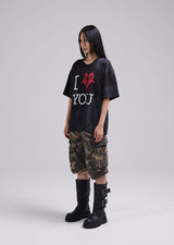 I YOU Tシャツ (ブラック)