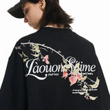 フローラルブランチプリンティドTシャツ