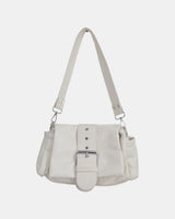 Pecol Leather Buckle Shoulder Bag