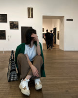 [long] FW ペーパー 2ピンタックスラックス / 4色