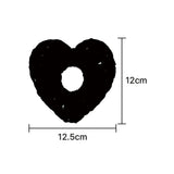 Crochet Heart Scrunch - White