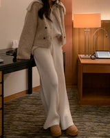 Rear fur jacket