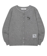 RUENO R-NECK BUTTON CARDIGAN (3COLOR)