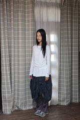 リップルウォーマーTシャツ_ホワイト