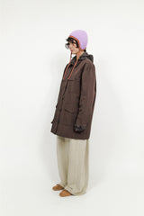 Single collar utility half coat (2color)